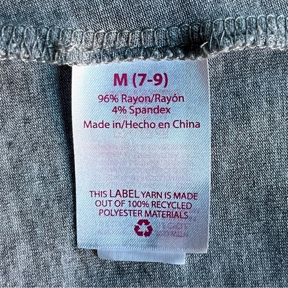 No Boundaries tie-front butterflies & cosmos t-shirt, size M - Picture 7 of 8